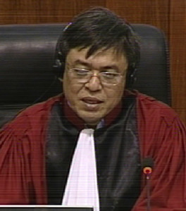 President and Judge of the Tribunal Nil Nonn